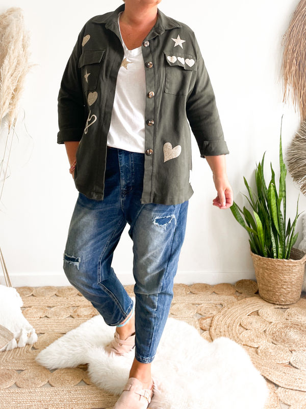 Vest vintage kaki Vest vintage kaki