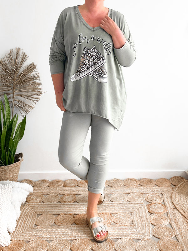 T shirt Walk kaki T shirt Walk kaki
