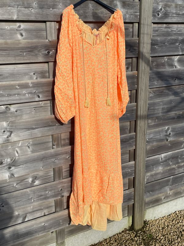 Jurk Leo geel/ oranje 