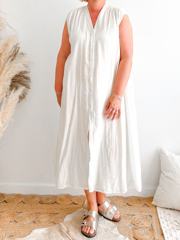 Robe Coton ecru Robe Coton ecru