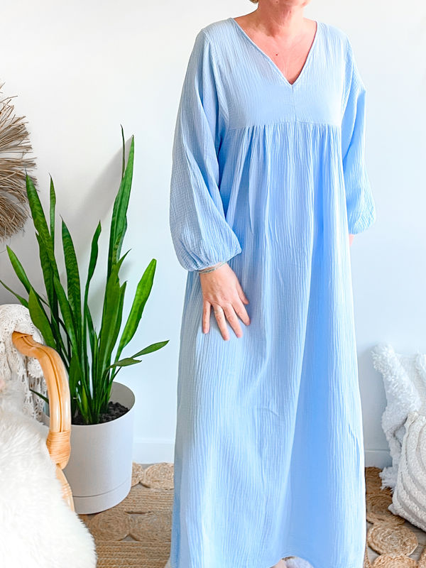 Jurk Lola blauw Jurk Lola blauw