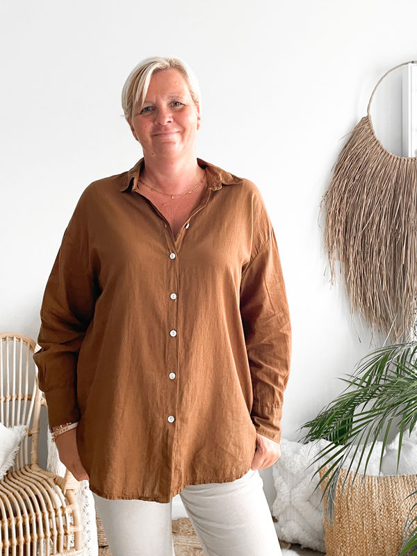 Blouse Fanny choco Blouse Fanny choco
