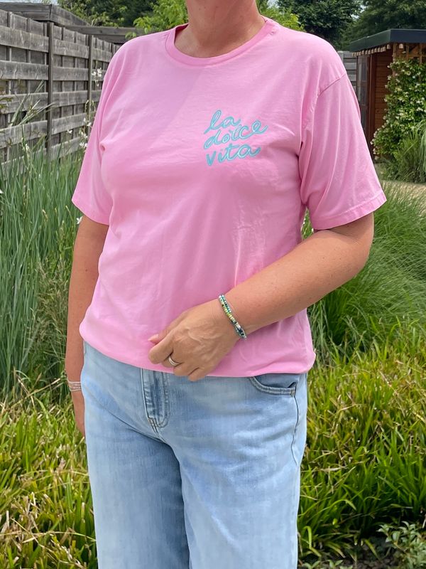 T shirt Dolce vita roze