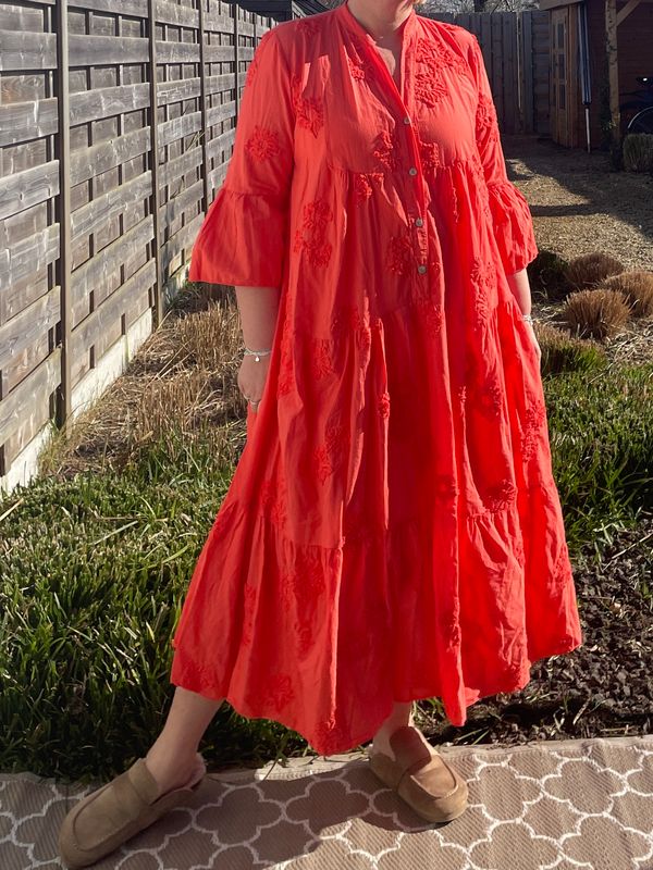 Adeline dress coral Adeline dress coral