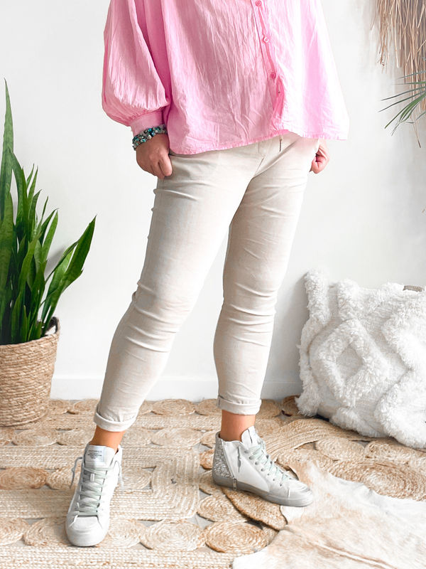 Broek Ines beige Broek Ines beige