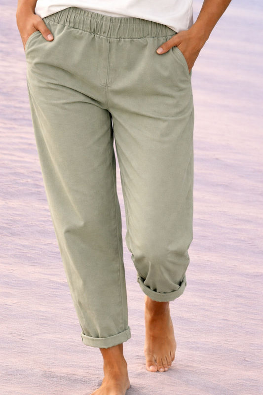 Broek Chino kaki curve Broek Chino kaki curve