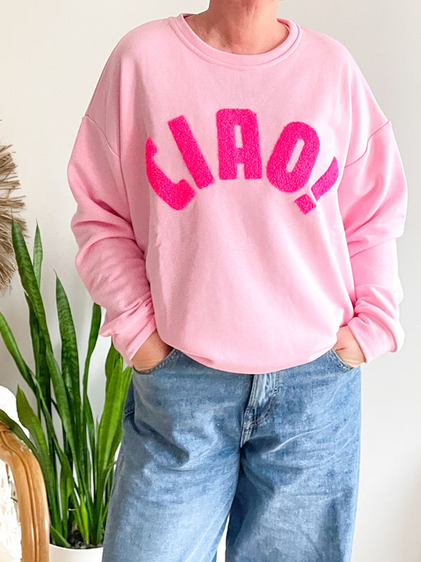 Sweater Ciao roze Sweater Ciao roze