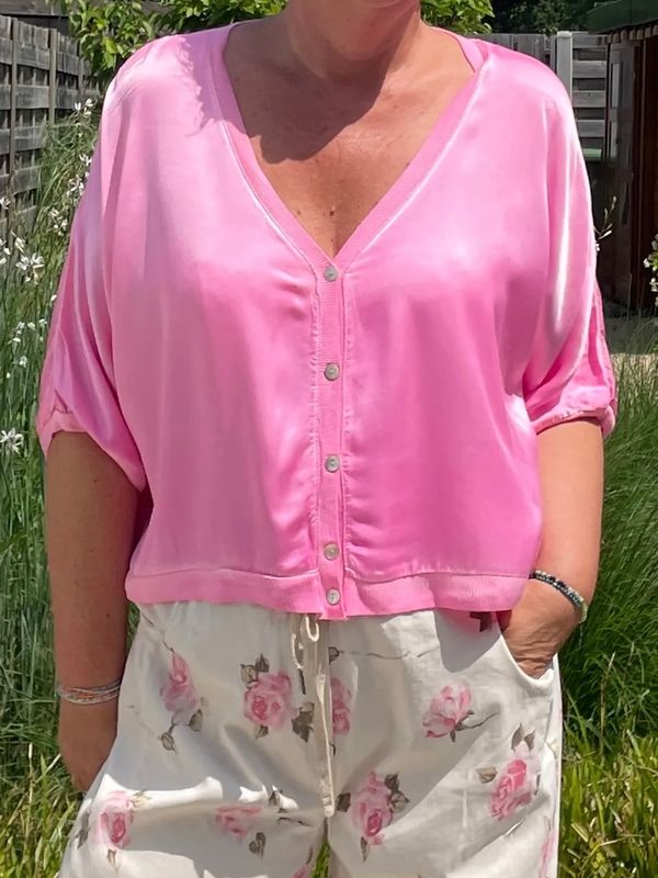 Gilet Anne roze