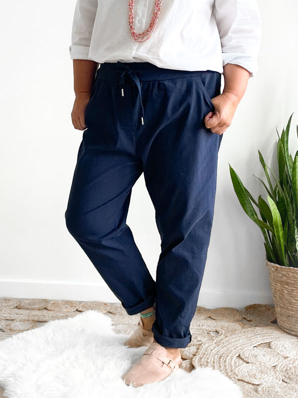 Broek Louise + marine Broek Louise + marine