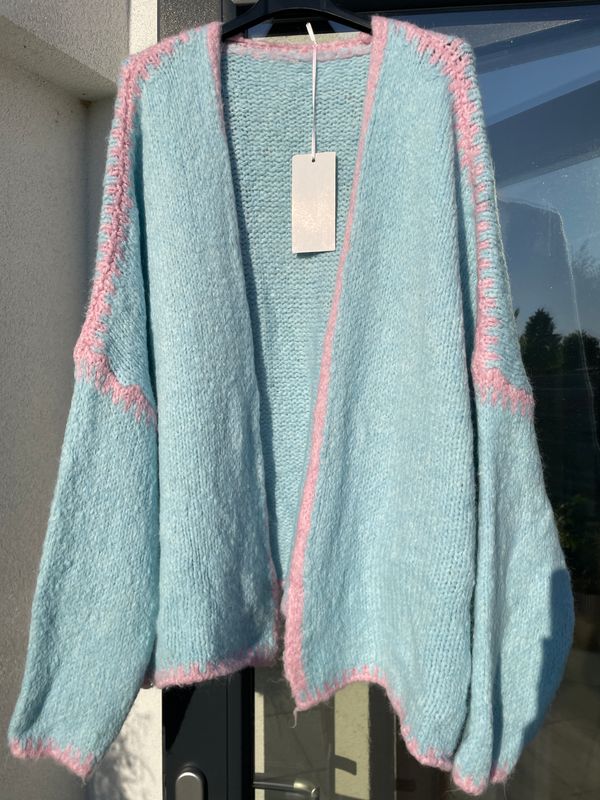 Gilet Ninette blauw Gilet Ninette blauw
