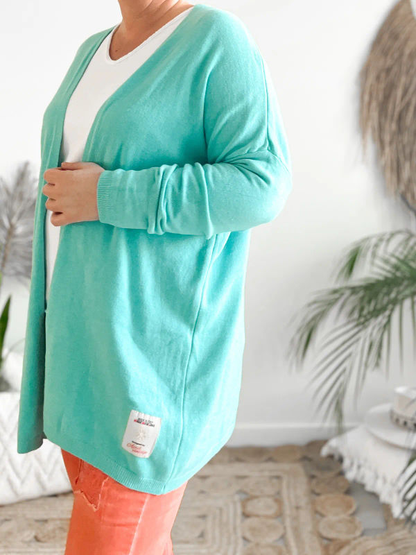 Gilet Basic turquoise Gilet Basic turquoise