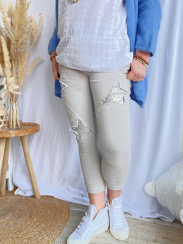 Broek Victorine beige Broek Victorine beige