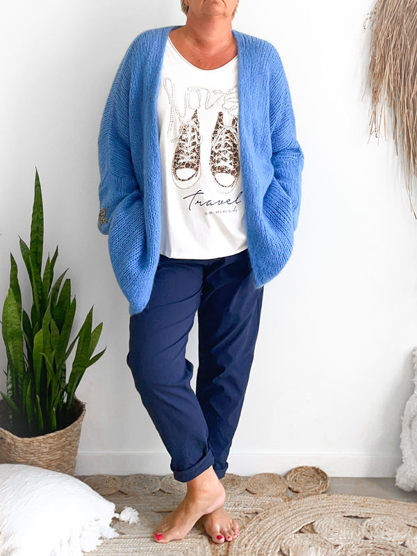 Gilet Amy jeansblauw Gilet Amy jeansblauw