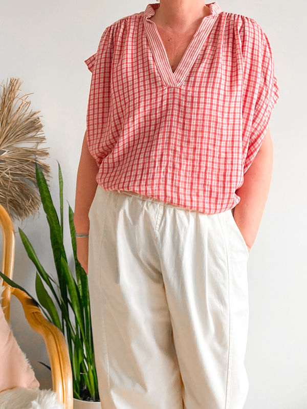 Blouse Celia peperrosa Blouse Celia peperrosa