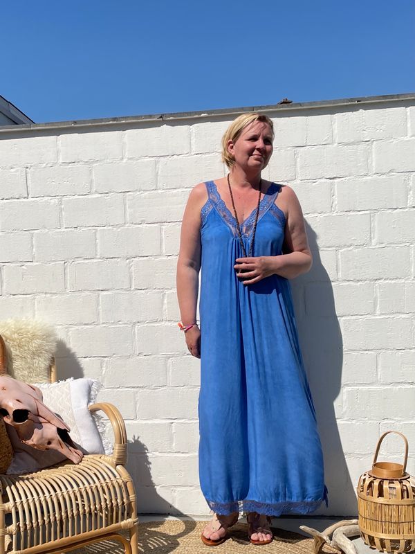 Jurk Linda koningsblauw Jurk Linda koningsblauw