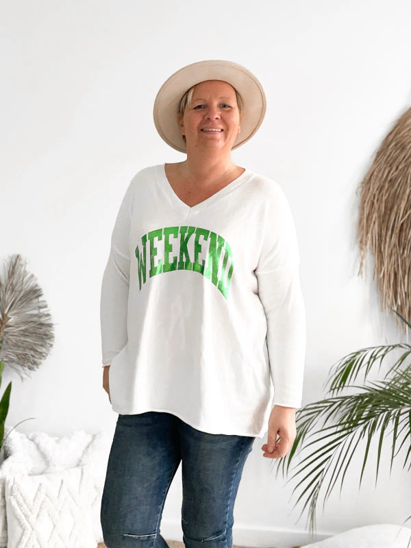 Trui weekend groen Trui weekend groen