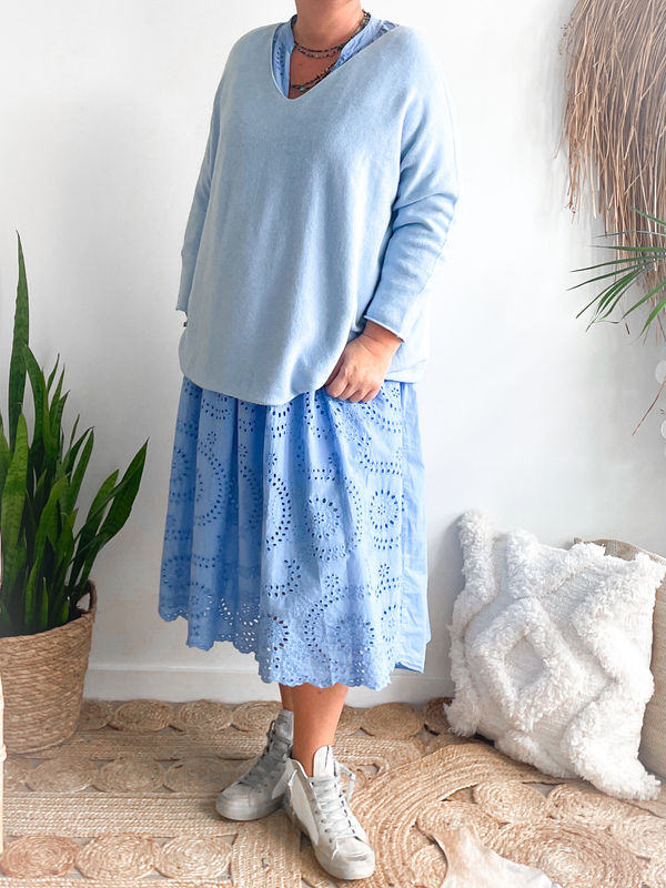 Trui Valentine blauw Trui Valentine blauw