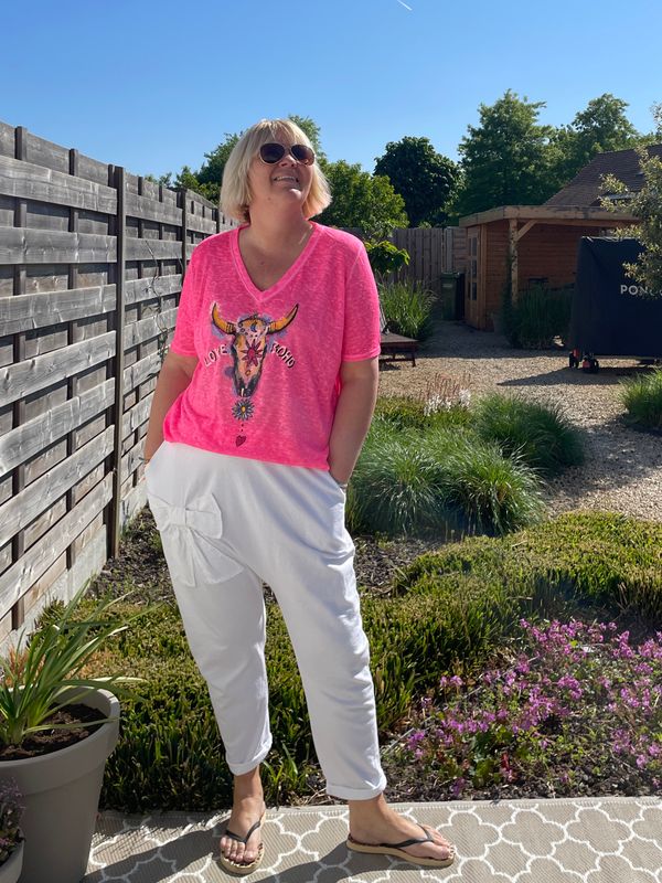 T shirt Buffalo roze