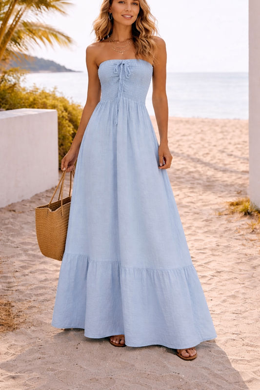Jurk Leyla blauw 