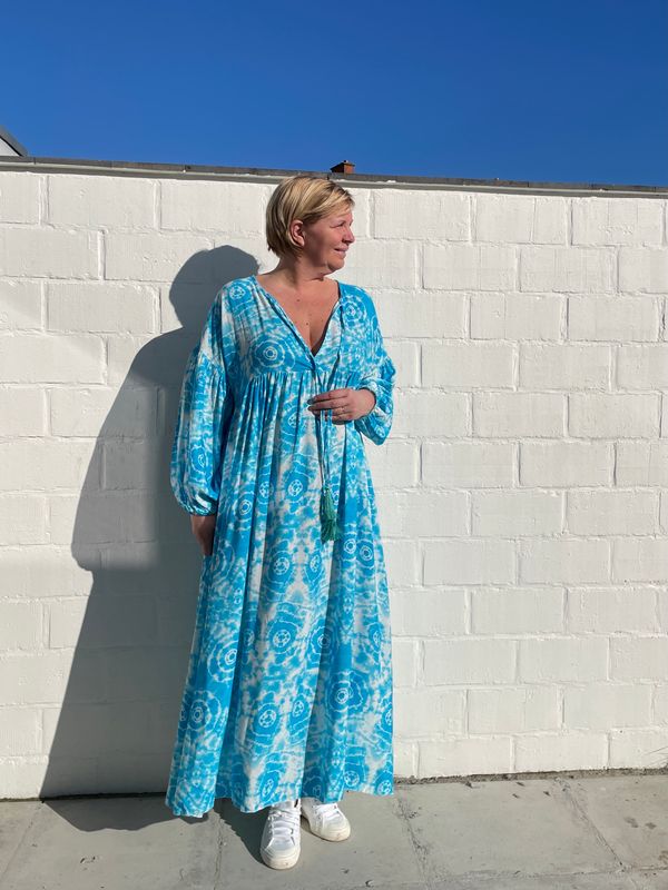 Jurk Symphony turquoise Jurk Symphony turquoise