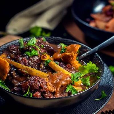 3x Parelhoenstoofpotje met vergeten groenten 1p