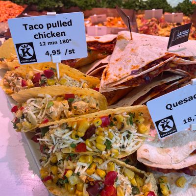 1x Taco met pulled chicken 1 stuk