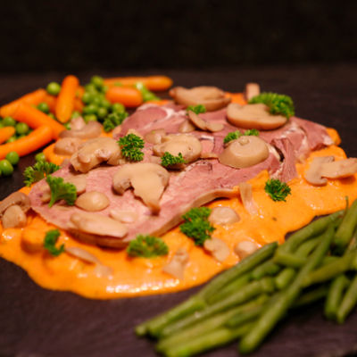 1x Rundstong in madeirasaus 2p