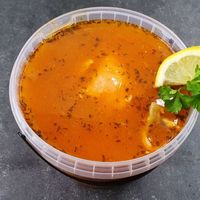 1x Korean Noodles, 1x Bouillabaissesoep 1l