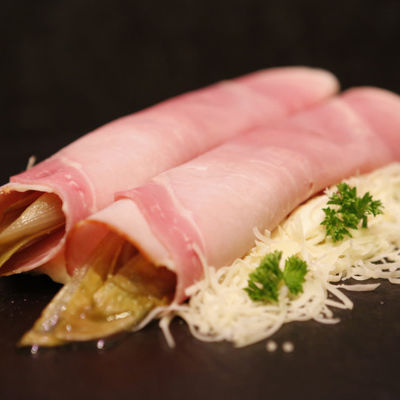 1x Witloof in hesp (3rol) + puree (180° 25 min), 1x Witloof in hesp (2rol) 180° 25min (234), ...