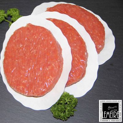 2x Hamburger rund/varken