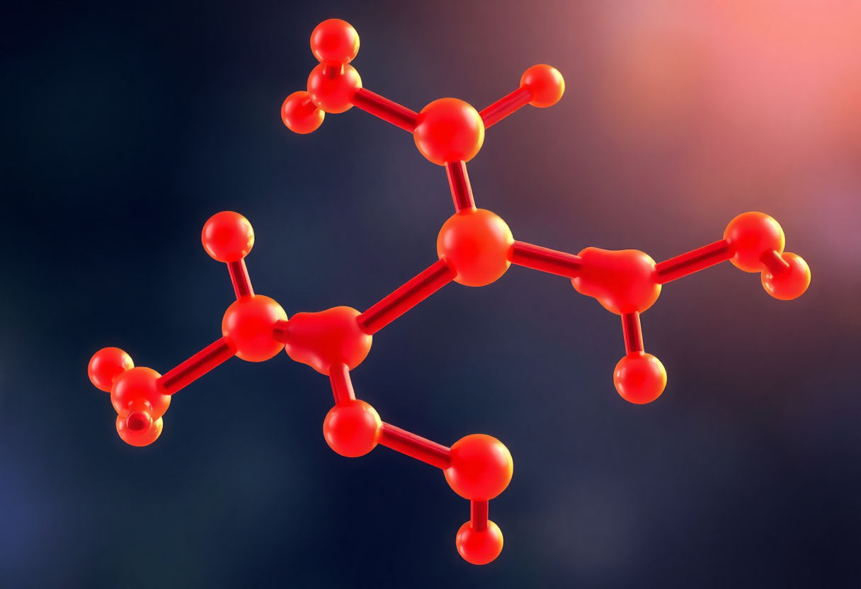 Molecular structure of retinol