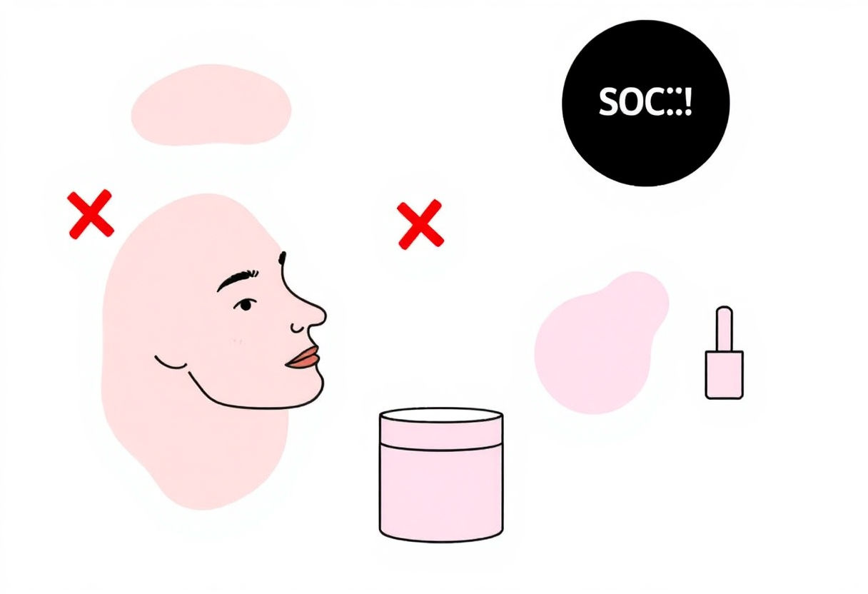 Wrong skincare routine examples