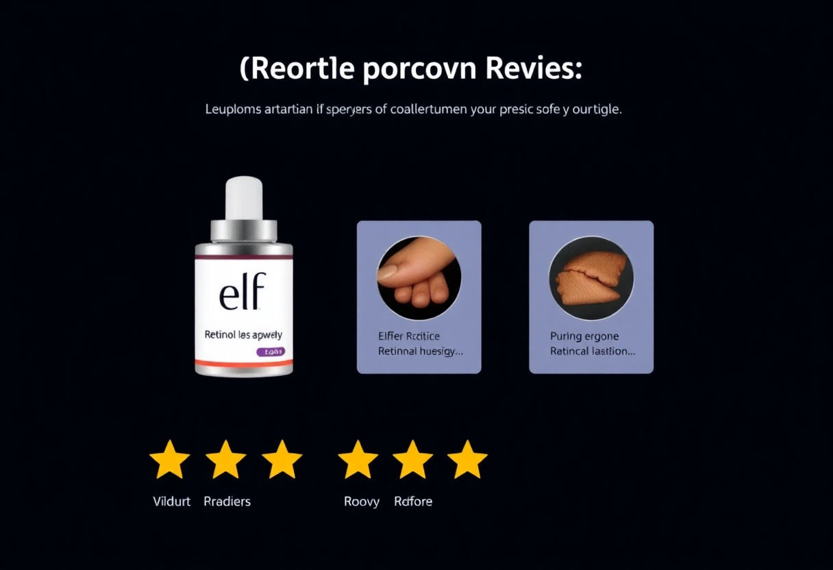 Screenshot of Elf Retinol reviews and ratings