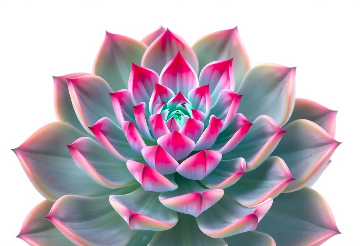 Peacock Echeveria in bloom