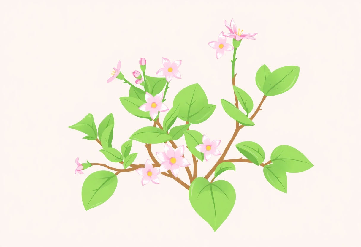 Blooming Jade Plant
