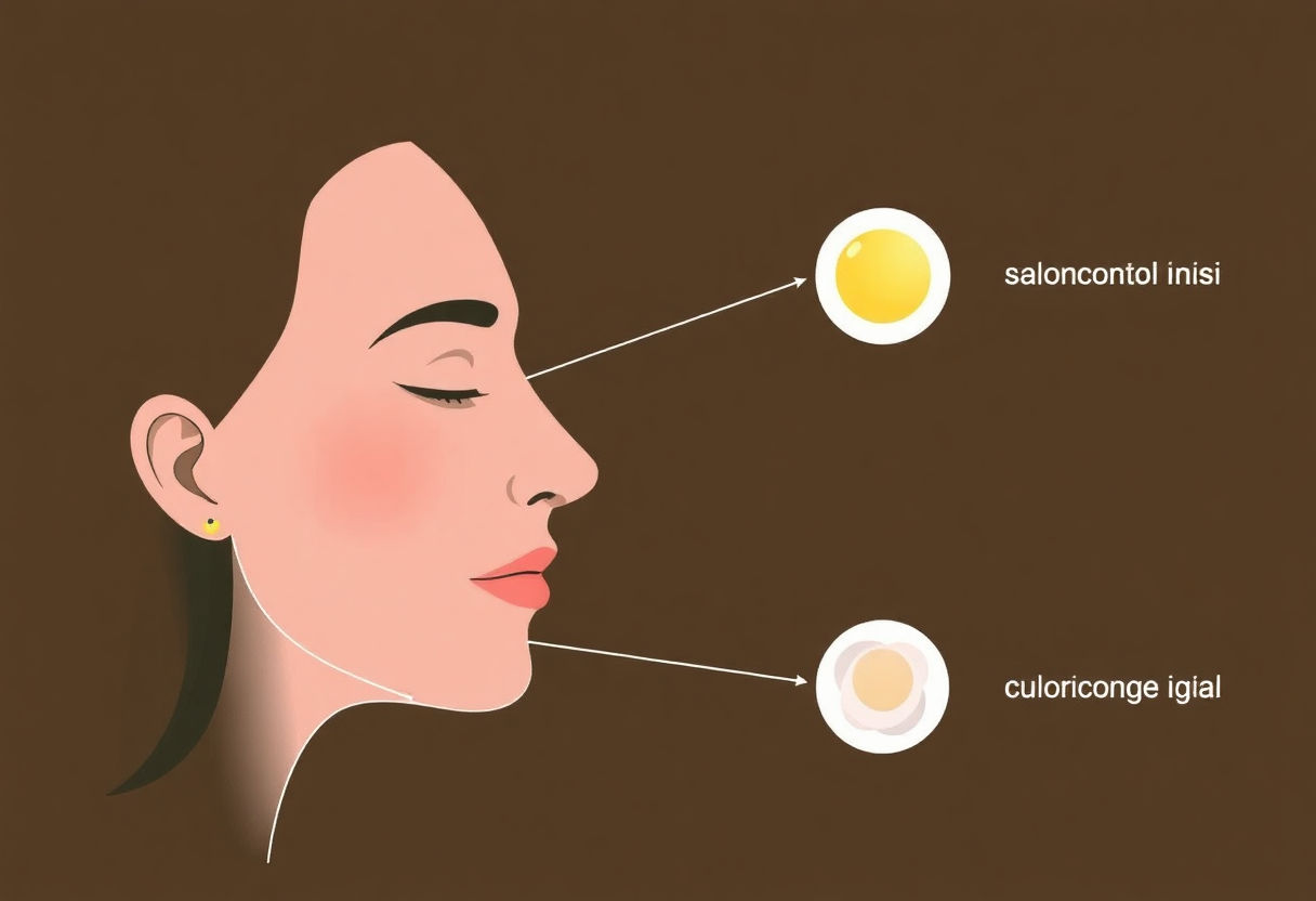 Diagram showing the effects of retinol on skin