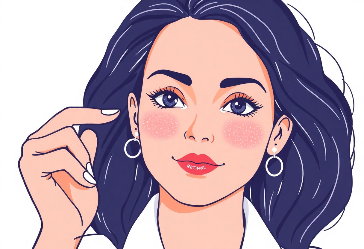A dermatologist explaining retinol usage.