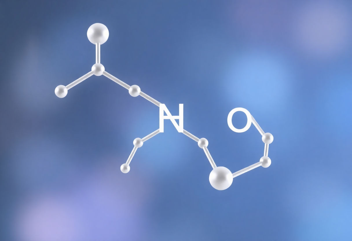 Chemical structure of retinol displayed.
