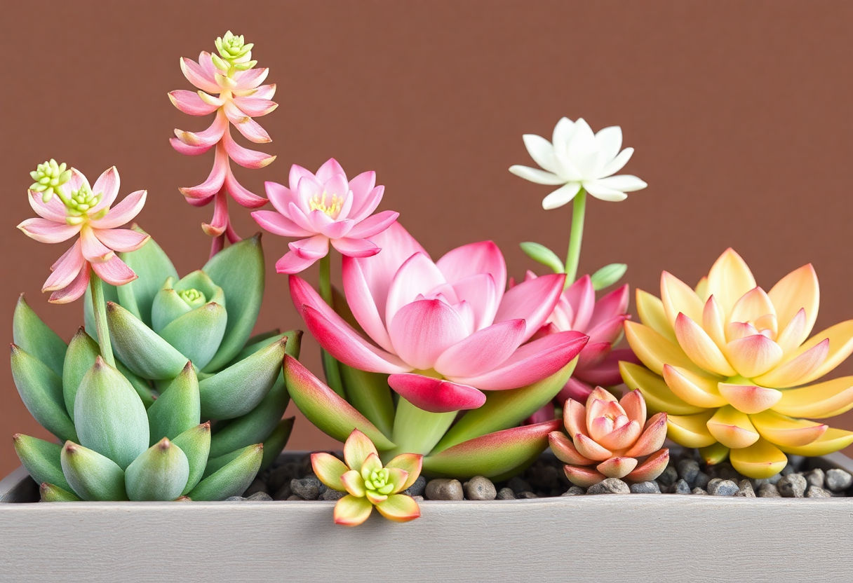 A succulent exhibiting bloom issues