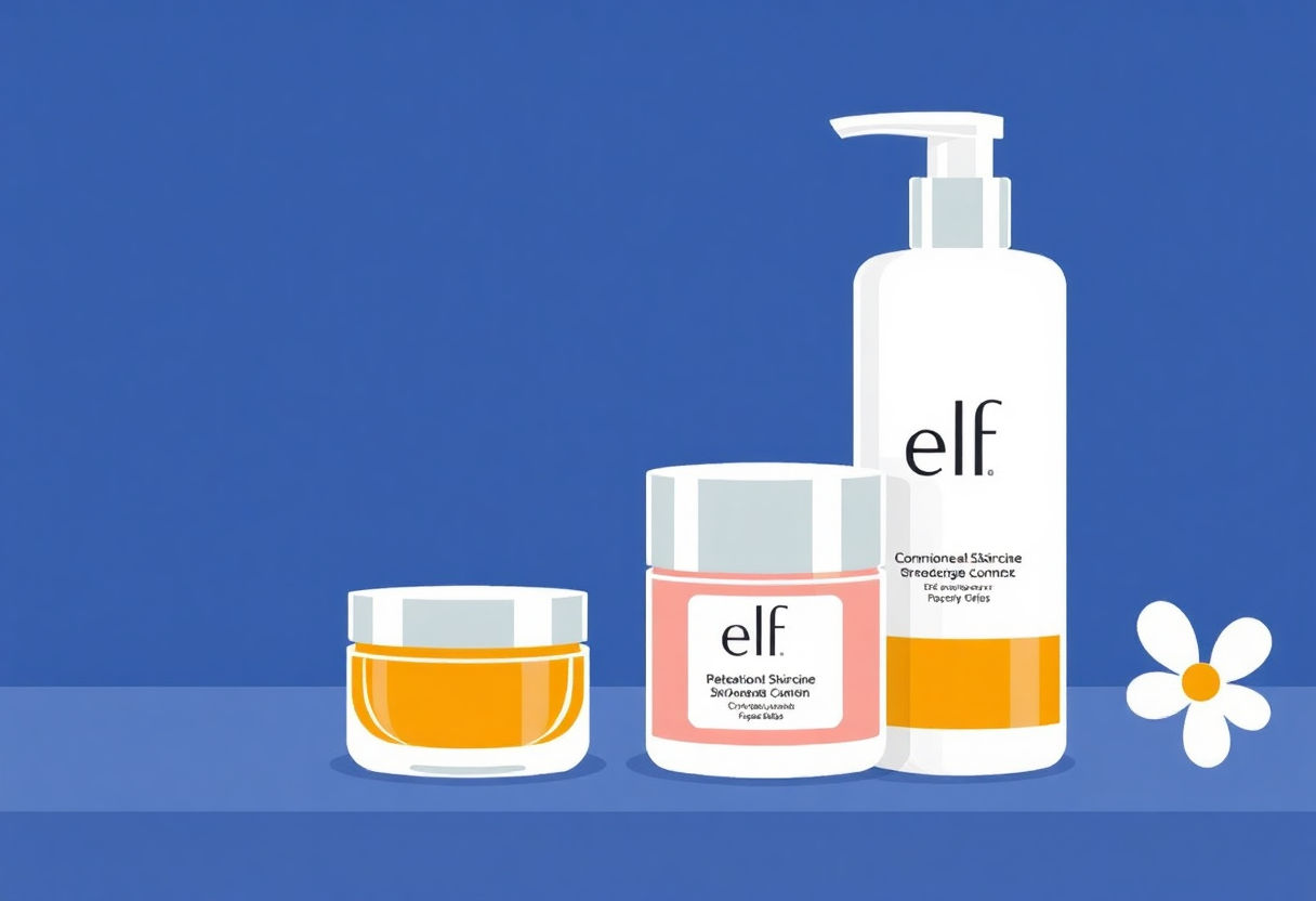 Skincare routine with Elf Retinol