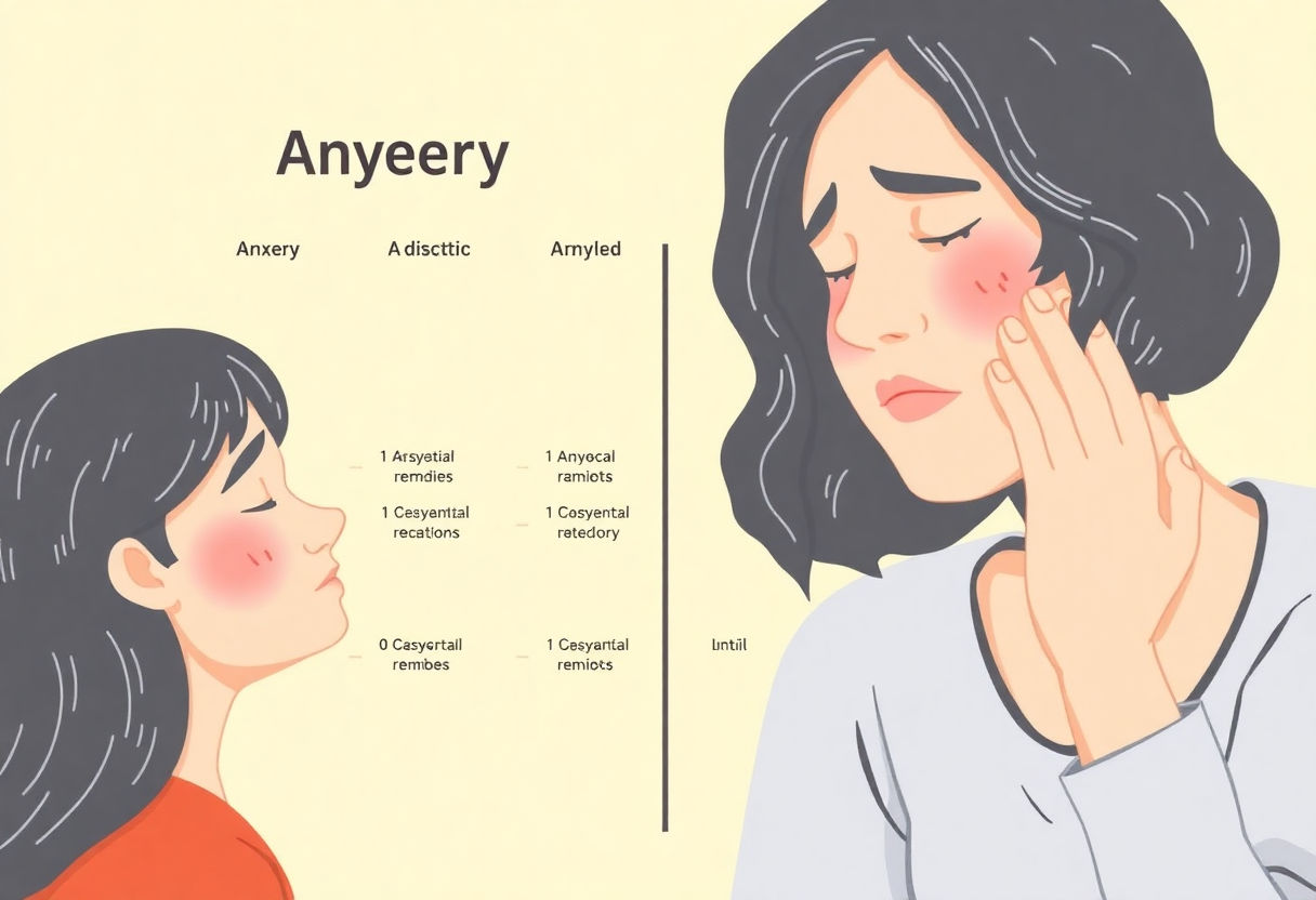 Comparison chart of anxiety remedies
