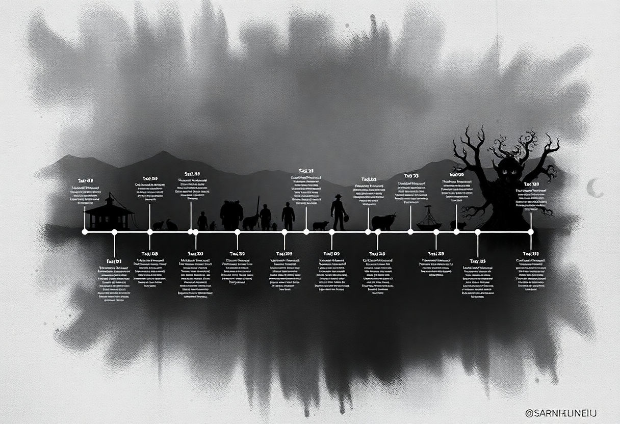 Timeline of the Dark Imaginarium series