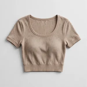 Women's Ribbed Crop…