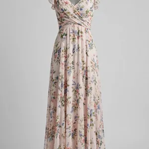 Floral Chiffon Maxi…