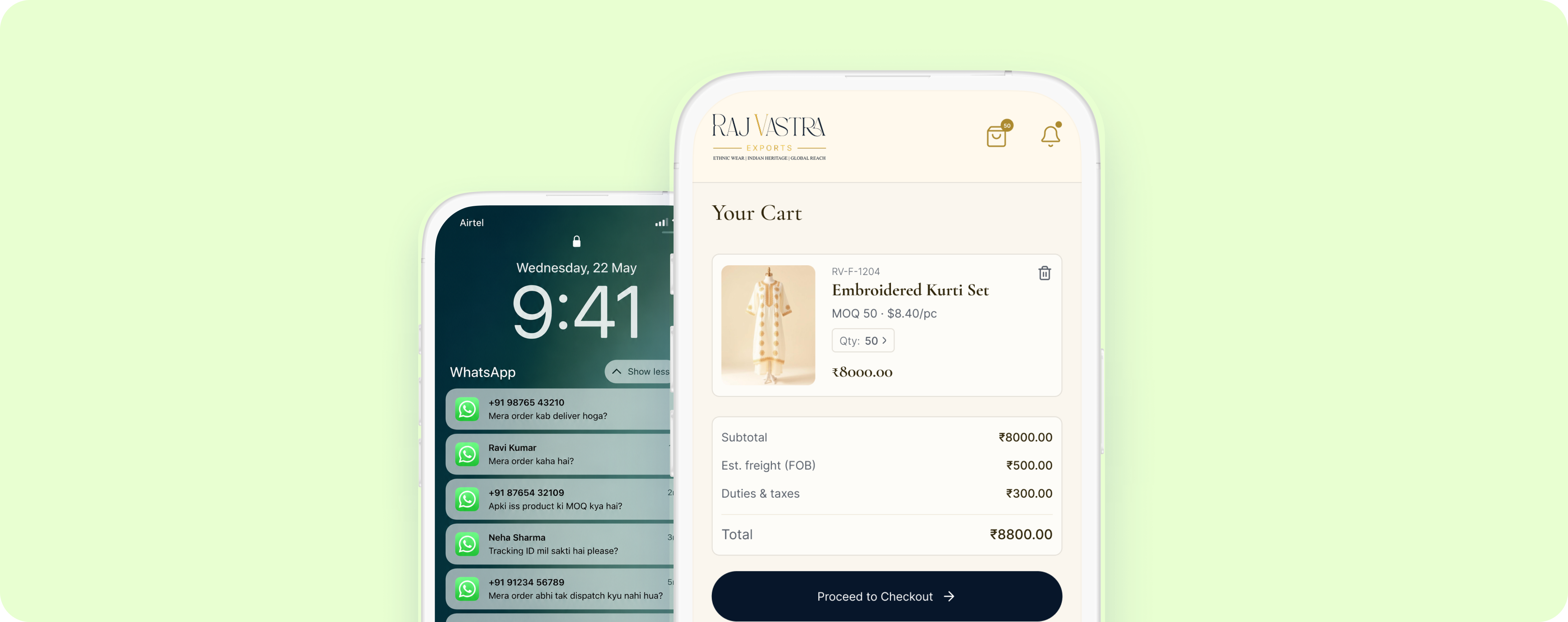 Phone mockup