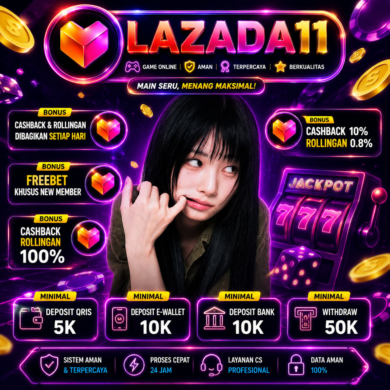 LAZADA11 | Portal Link Slot Gacor Online Pecahan Slot777 Fitur Maxwin