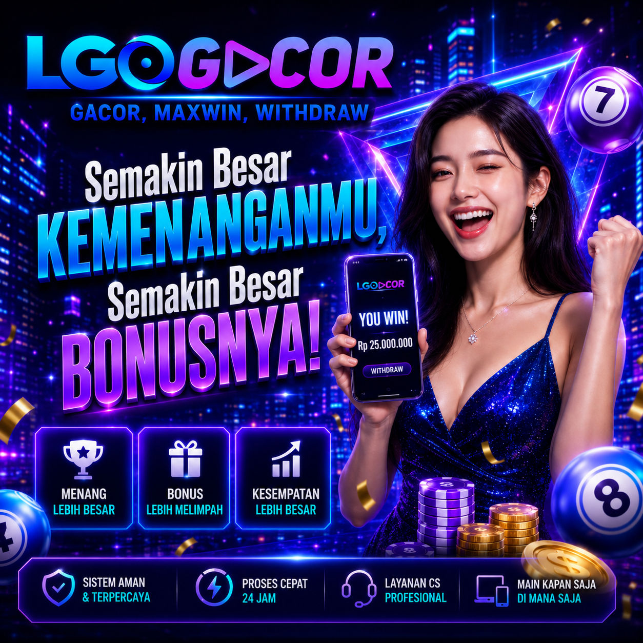 Galeri foto LGOGACOR: Akses Link Alternatif Stabil Terbaru & Layanan Live Chat 24 Jam di Jakarta