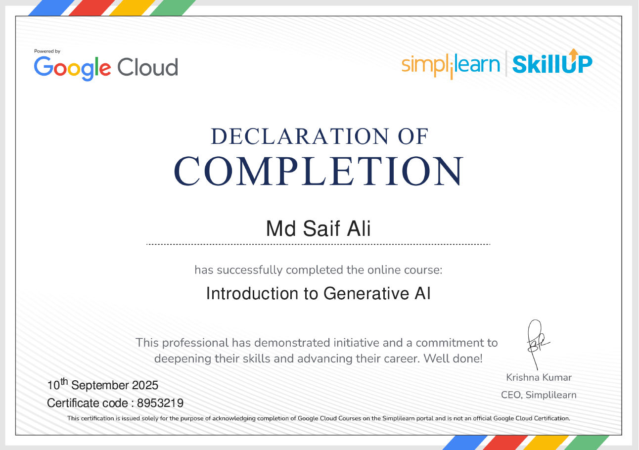 Certificate 3