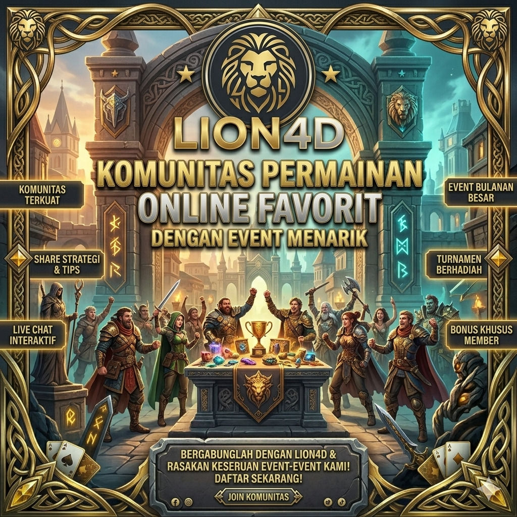LION4D - Komunitas Permainan Online Favorit Dengan Event Menarik