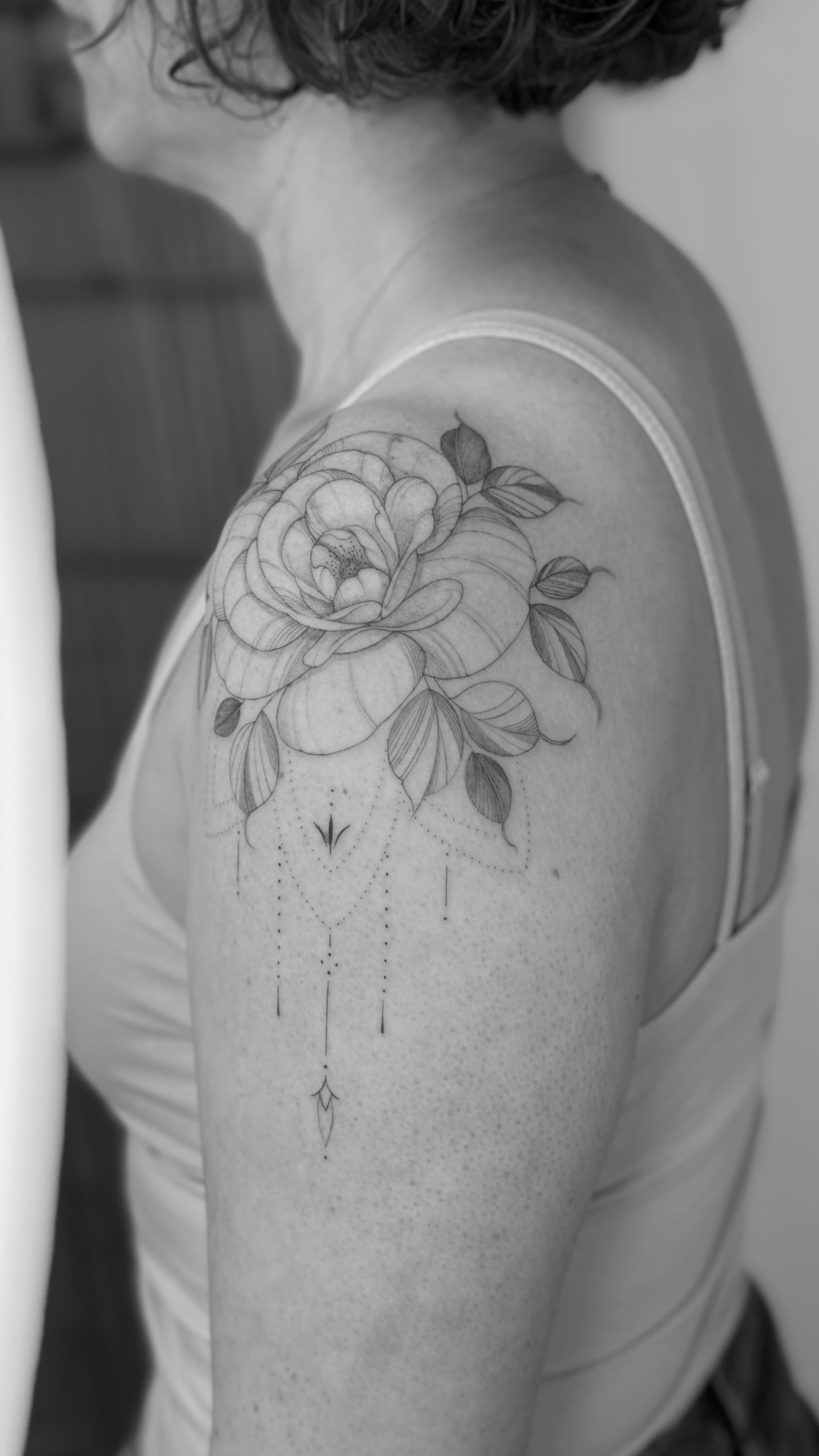 Floral tattoo